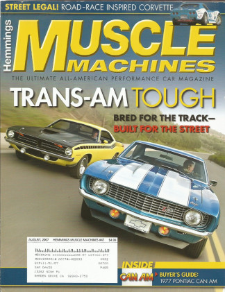 HEMMINGS MUSCLE MACHINES 2007 AUG - SUPER LARK, AMX